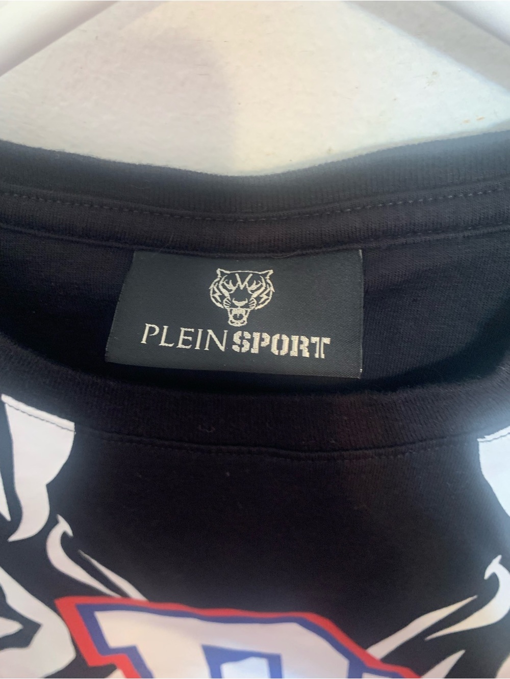 Plein Sport Black Graphic Tee